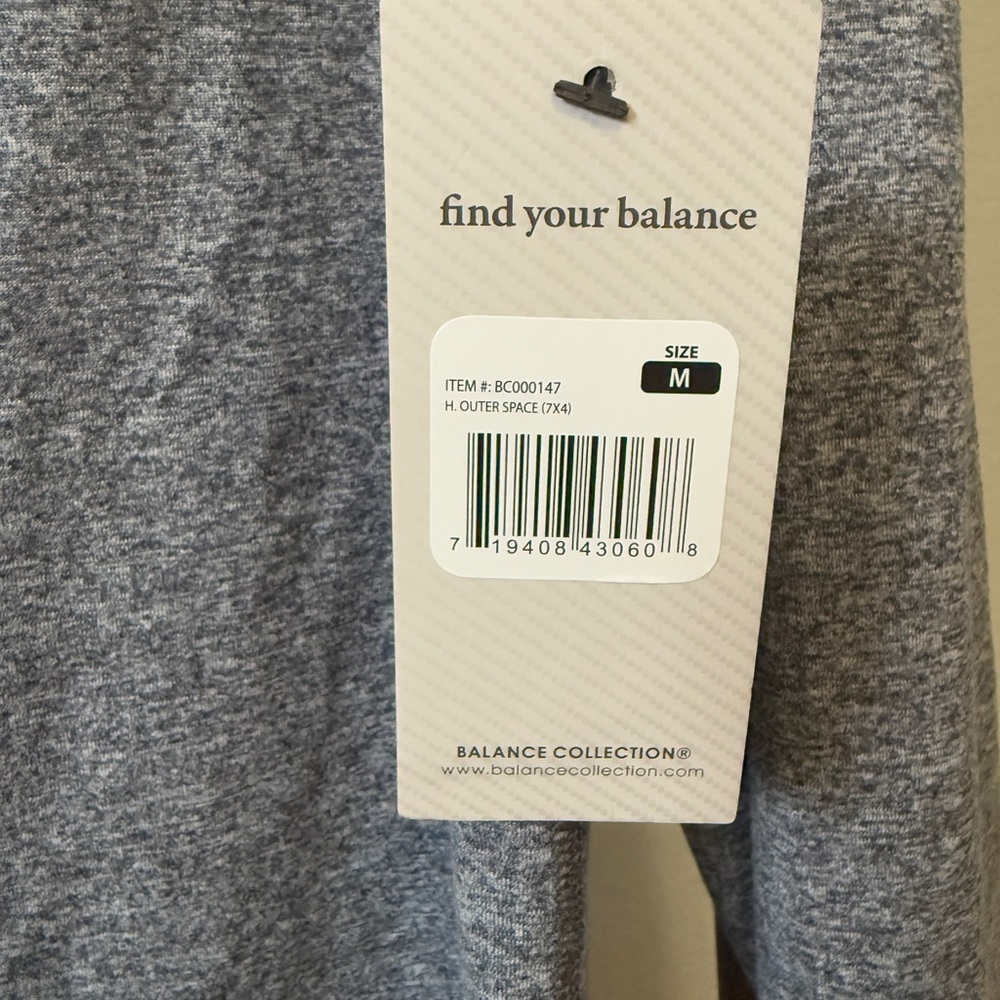 Balance Collection Heather Blue-Gray  Dry Wik Performance Pullover - Picture 4 of 6